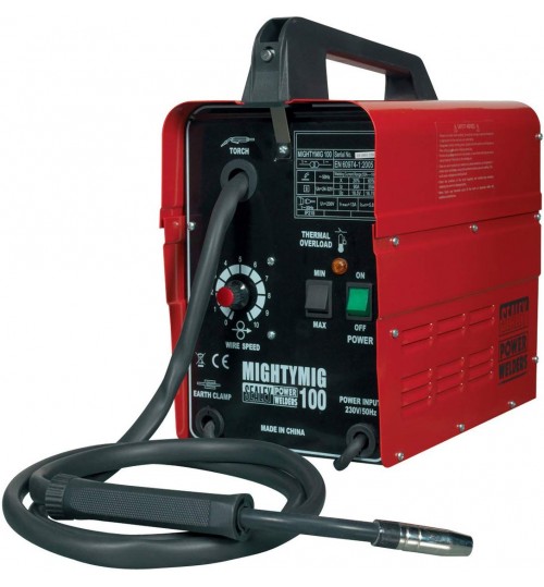 No-Gas MIG Welder 100Amp 230V